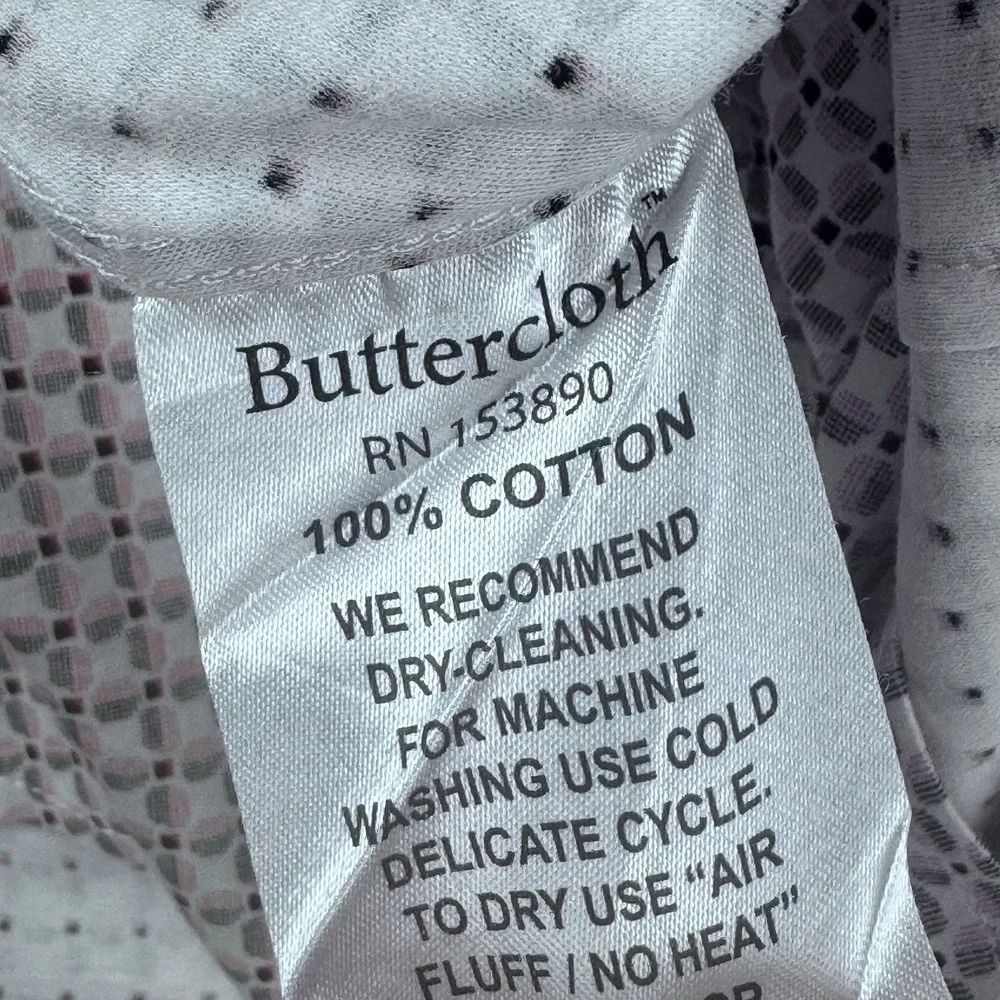Lot of‎ 2 Buttercloth Long Sleeve Button Shirt 3X AOP Geometric Wick Flip Cuff